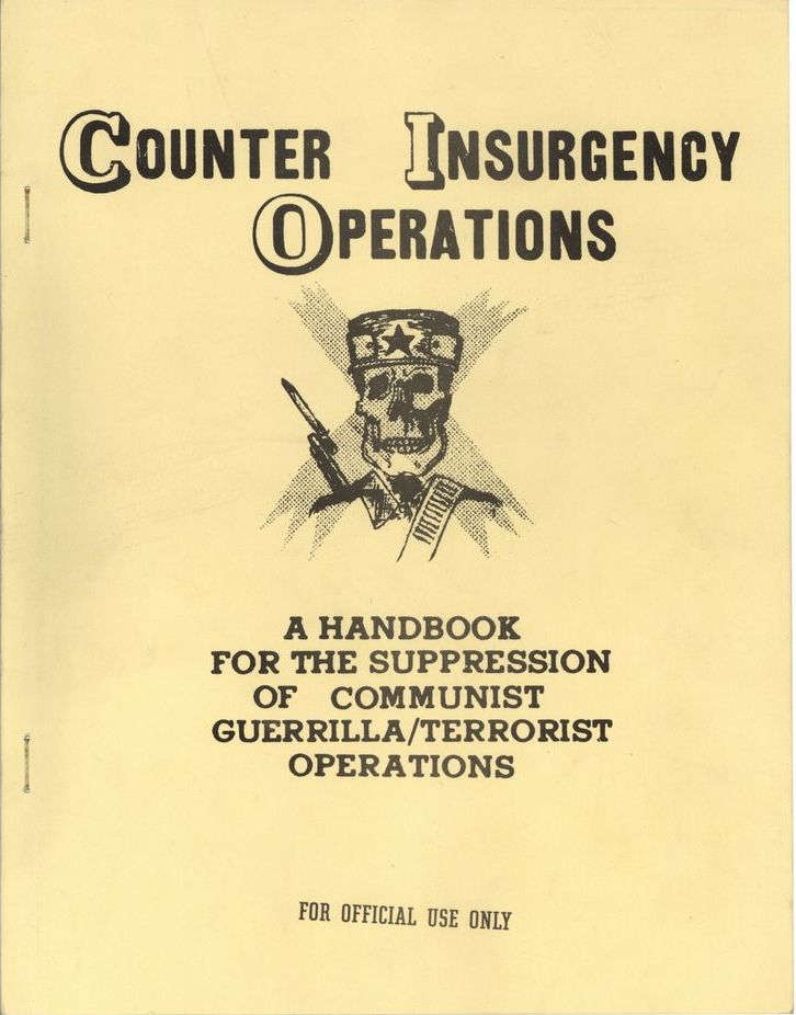 This 1961 edition of the US Army’s Counter Insurgency Operations handbook built on “lessons” learned from the Malayan Emergency.